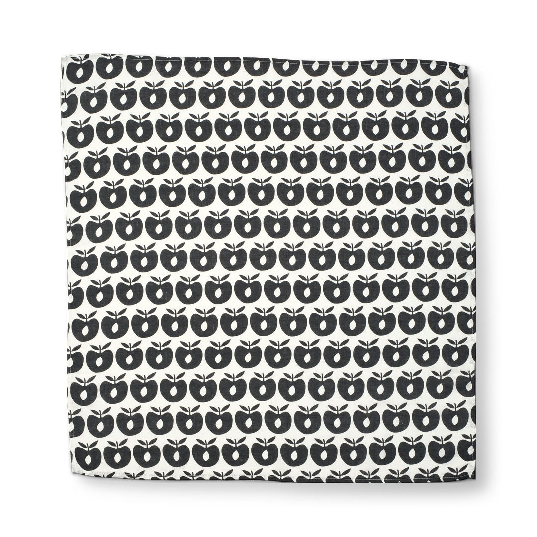 3 packs of muslin cloths with apples