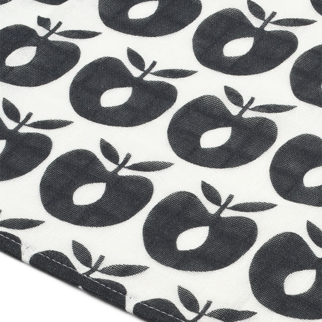 3 packs of muslin cloths with apples