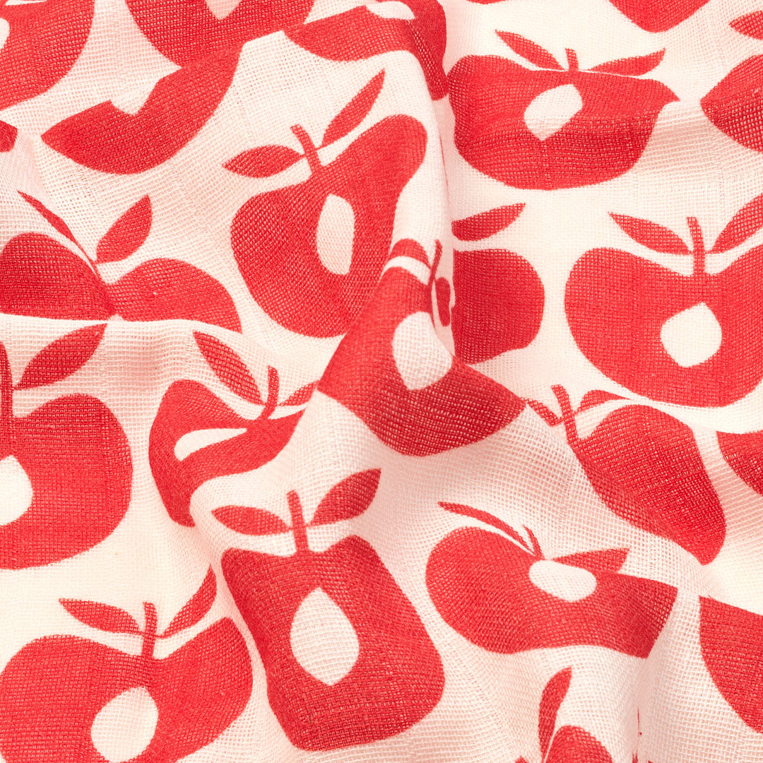 3 packs of muslin cloths with apples