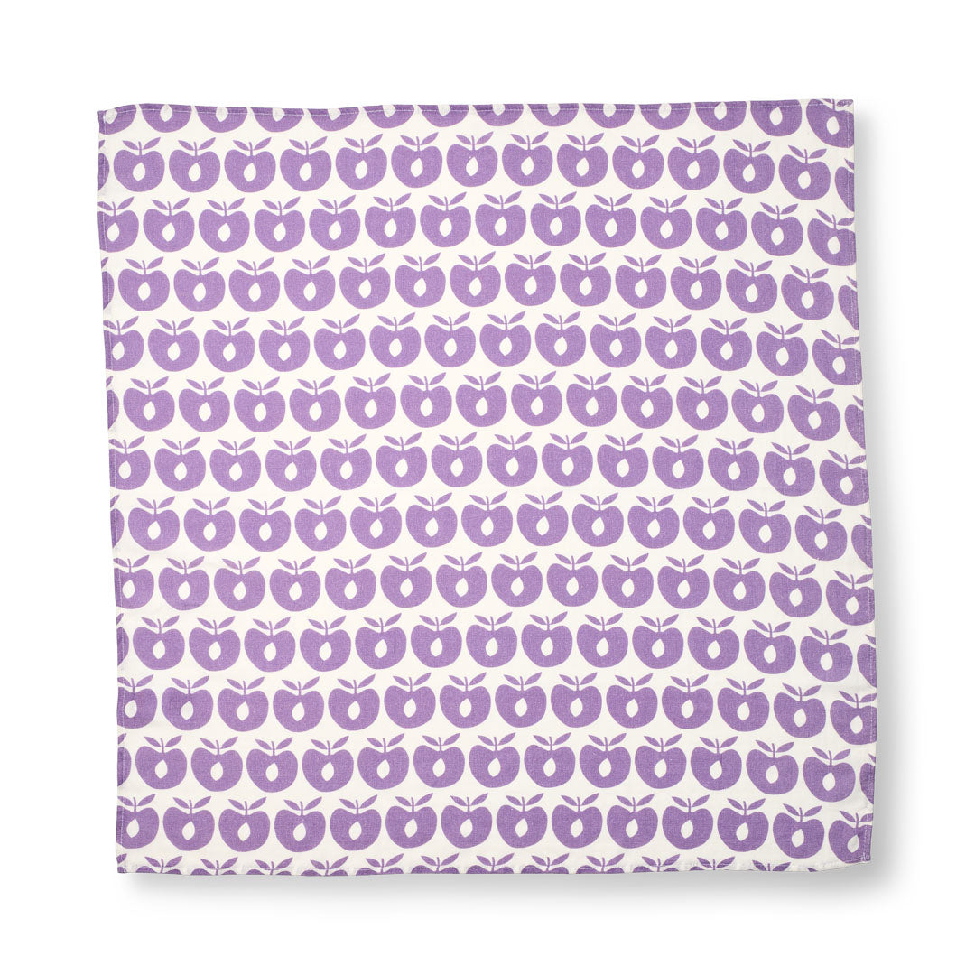 3 packs of muslin cloths with apples