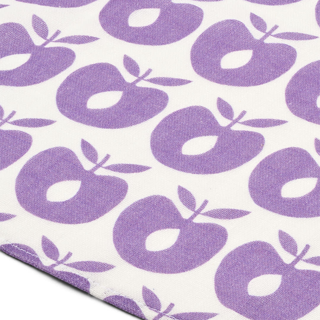 3 packs of muslin cloths with apples