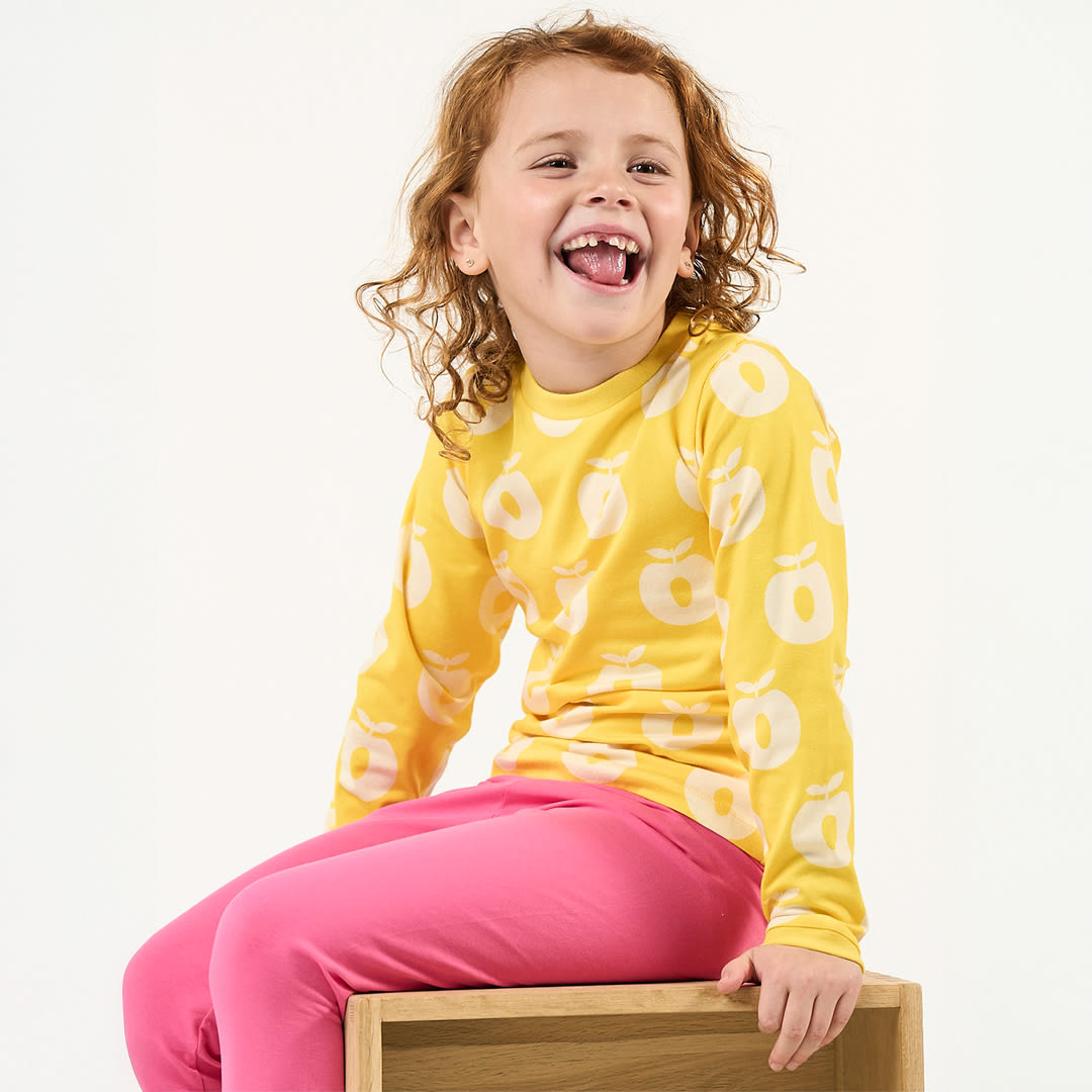 Elstar long-sleeved top with apples