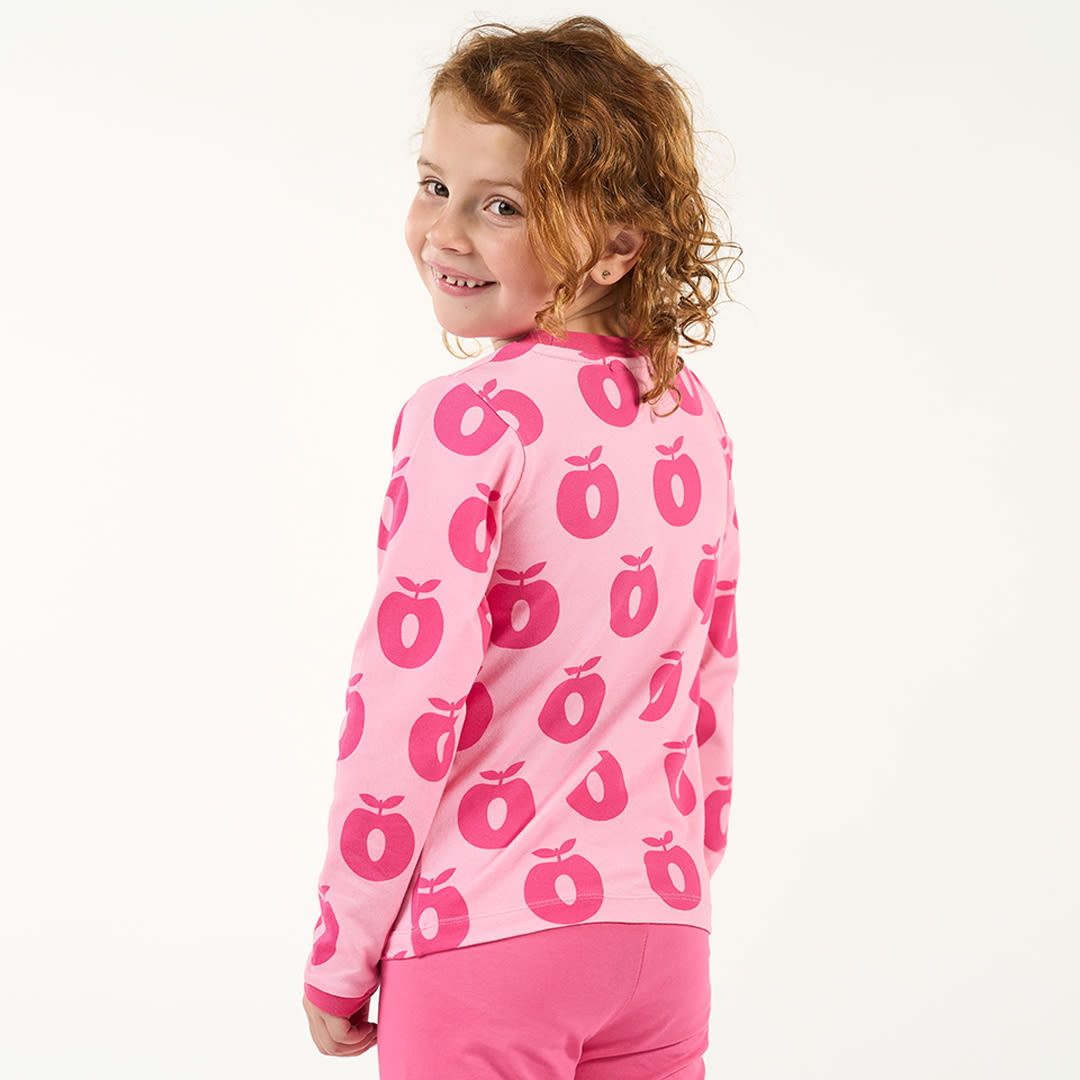 Elstar long-sleeved top with apples
