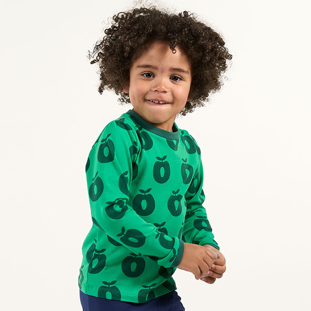 Elstar long-sleeved top with apples