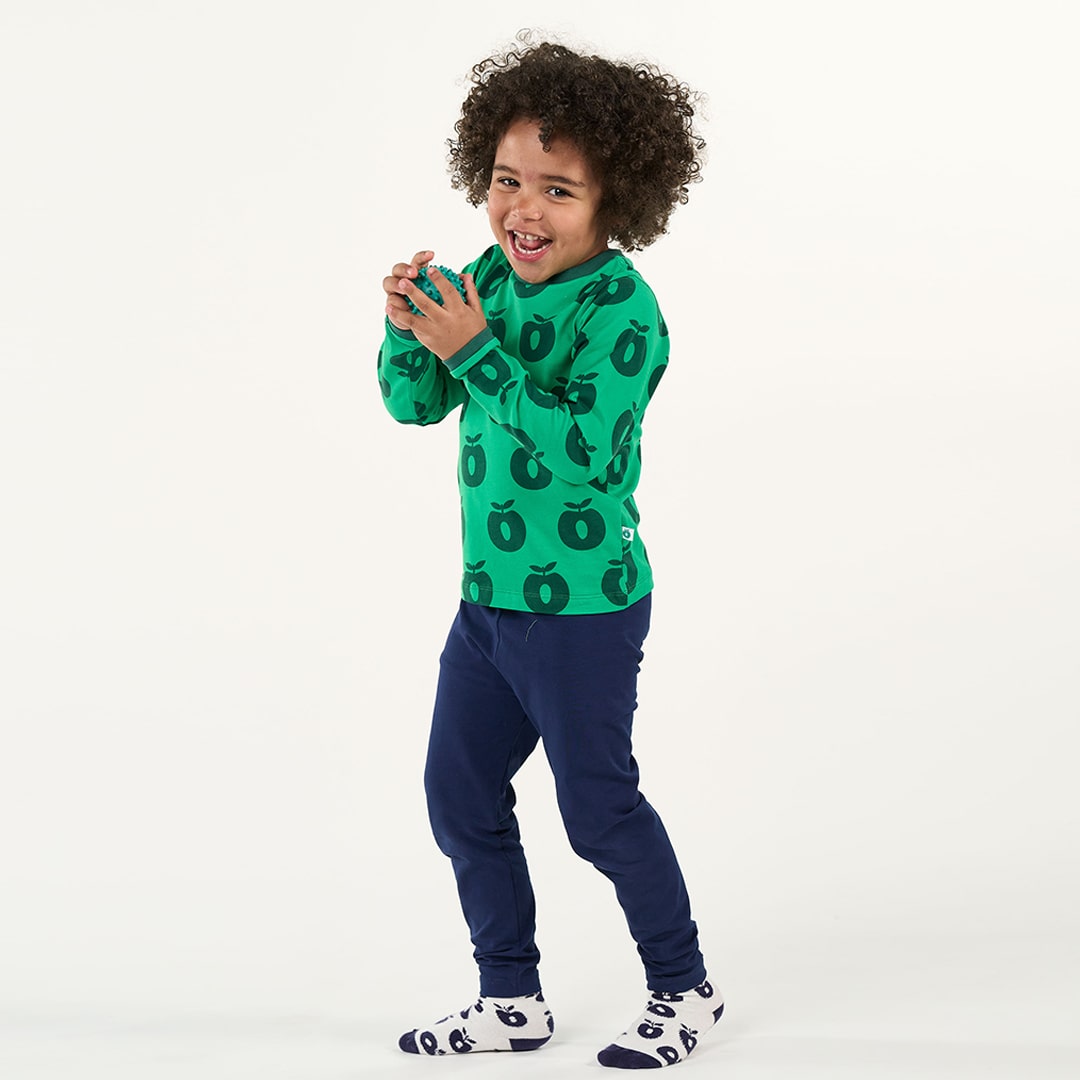 Elstar long-sleeved top with apples