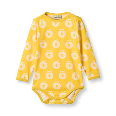 Elstar long-sleeved baby body with apples