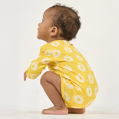 Elstar long-sleeved baby body with apples