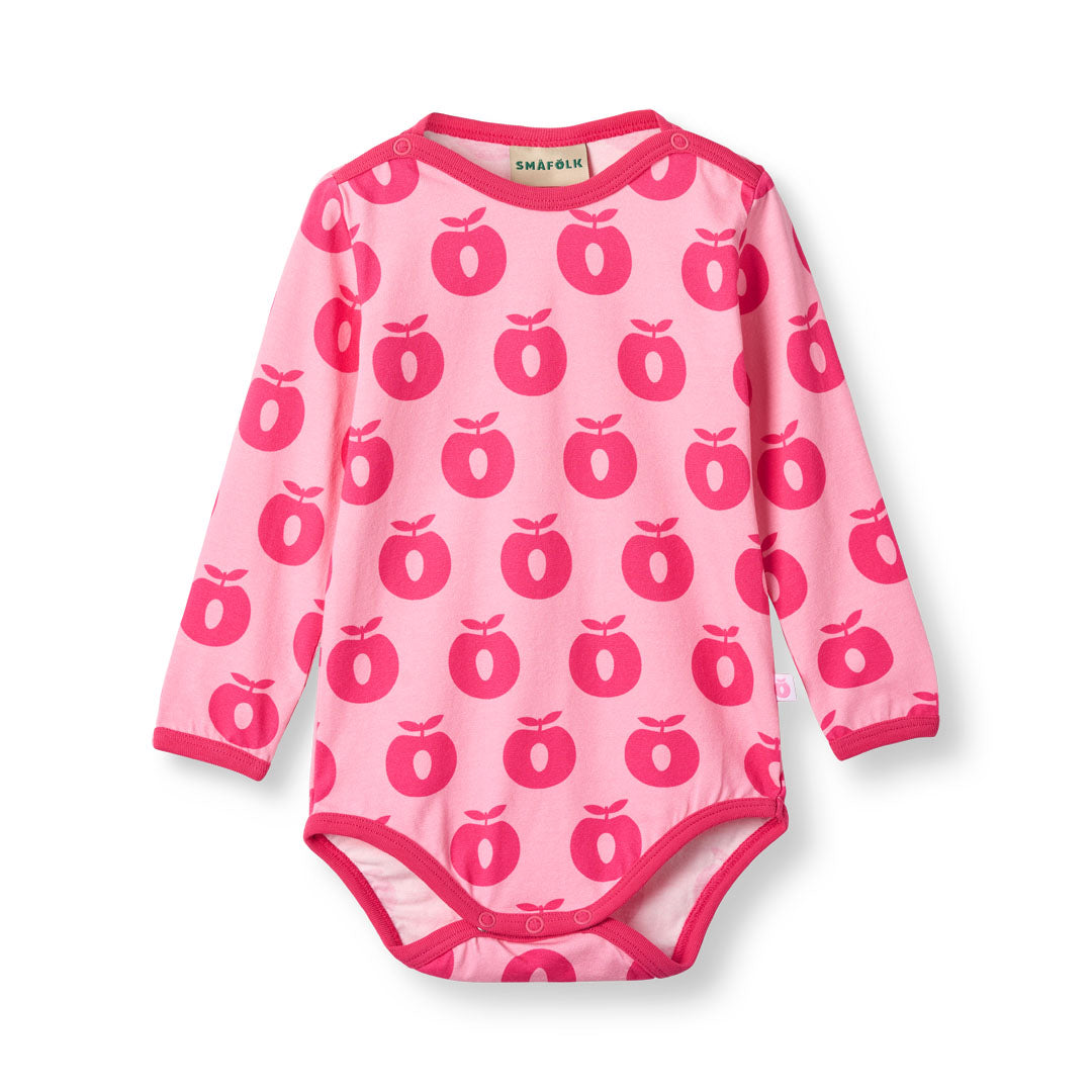 Elstar long-sleeved baby body with apples