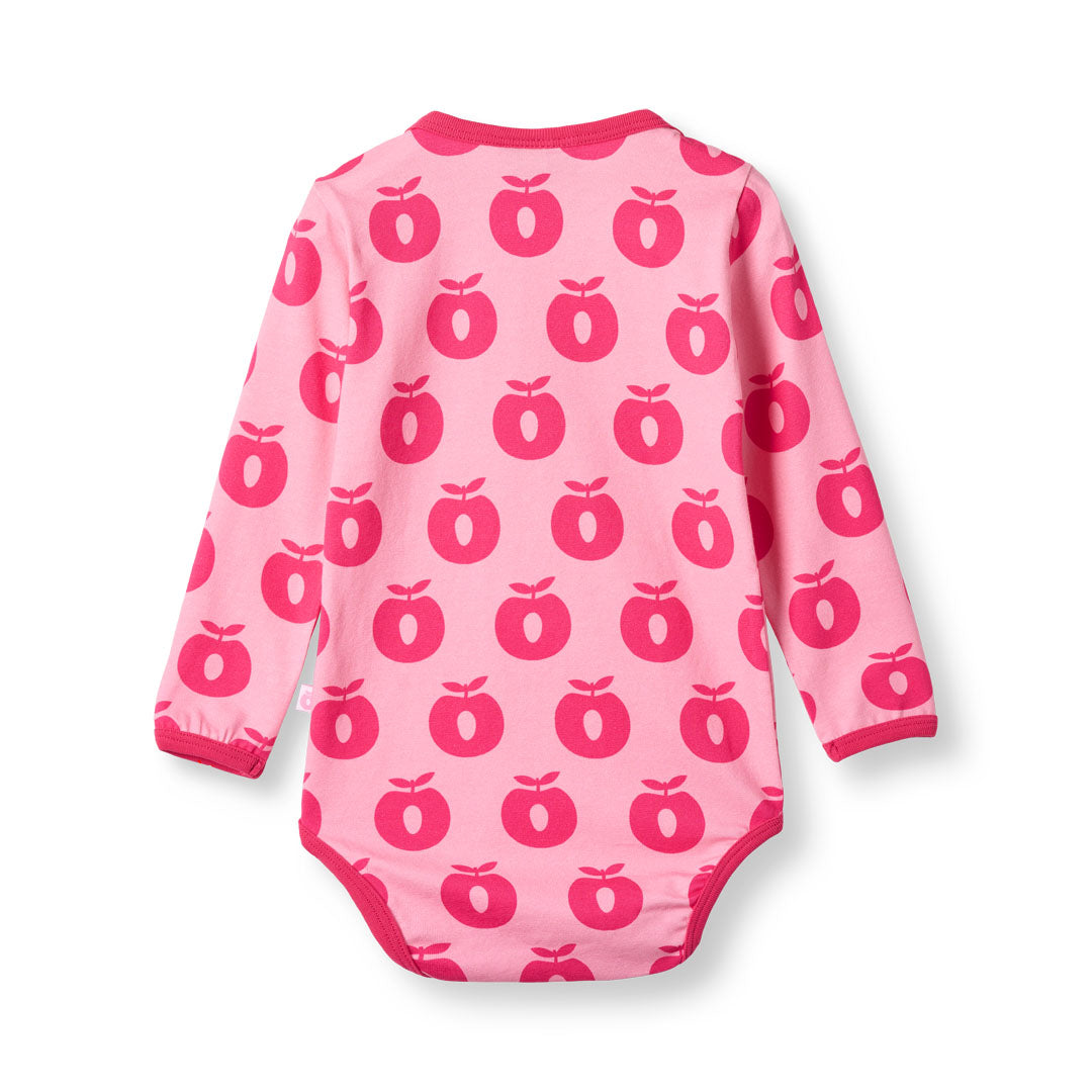 Elstar long-sleeved baby body with apples