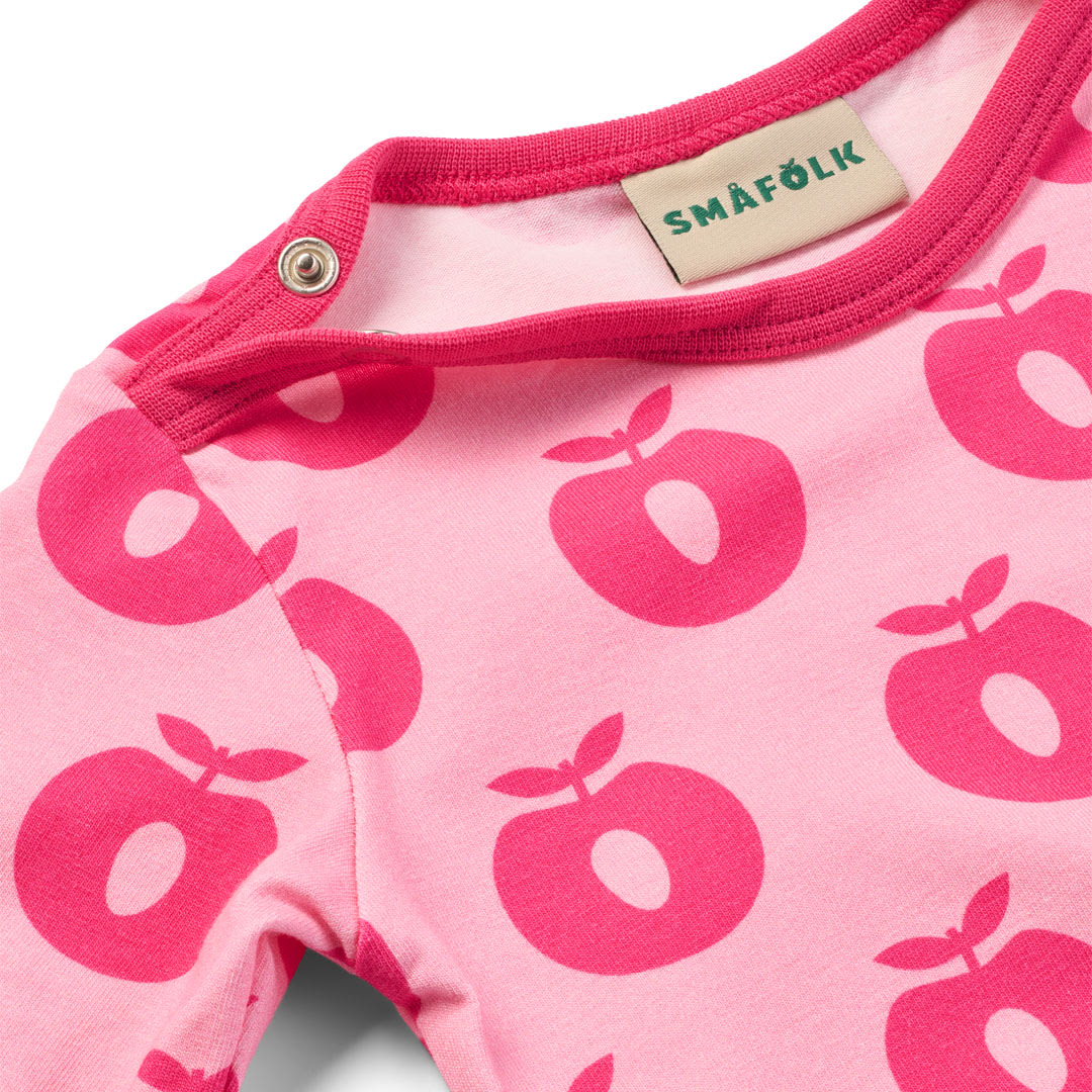 Elstar long-sleeved baby body with apples