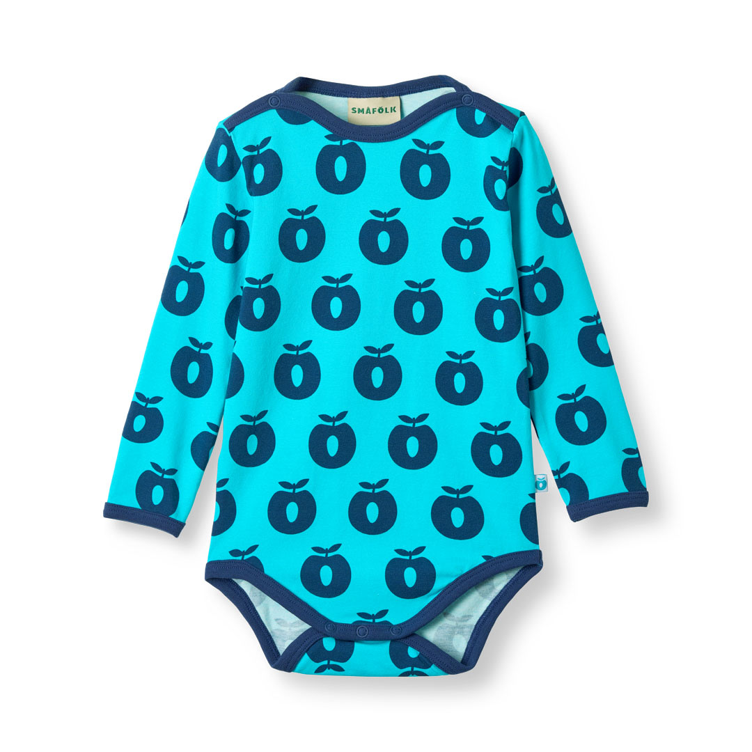 Elstar long-sleeved baby body with apples