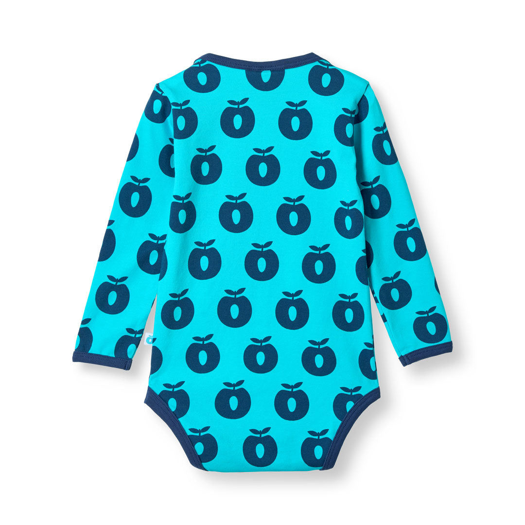 Elstar long-sleeved baby body with apples