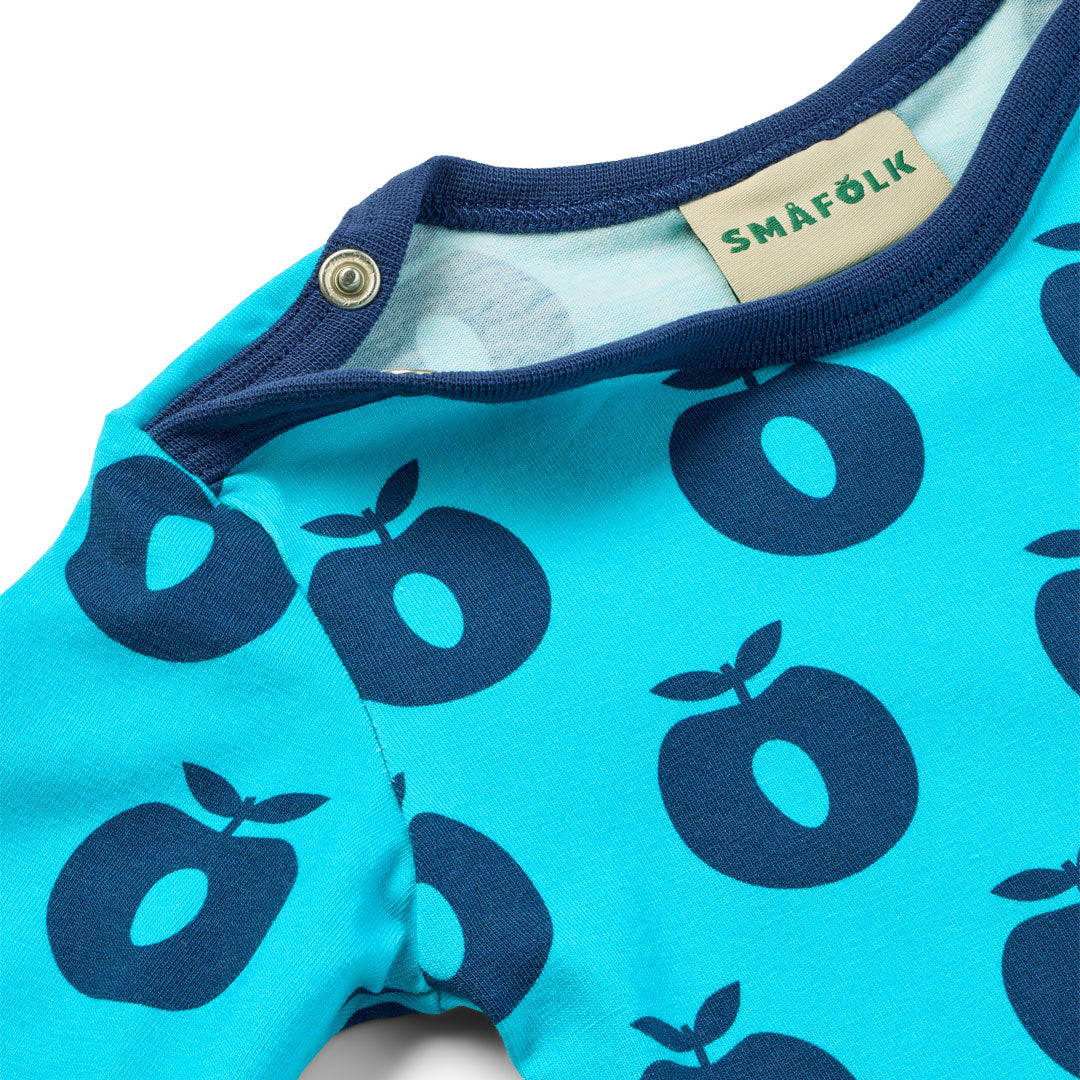 Elstar long-sleeved baby body with apples
