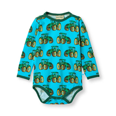 Elstar long-sleeved baby body with tractor