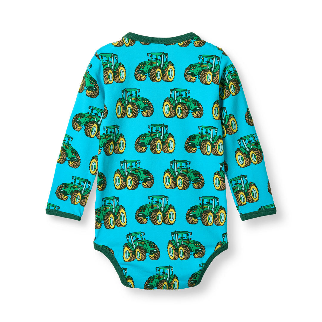 Elstar long-sleeved baby body with tractor