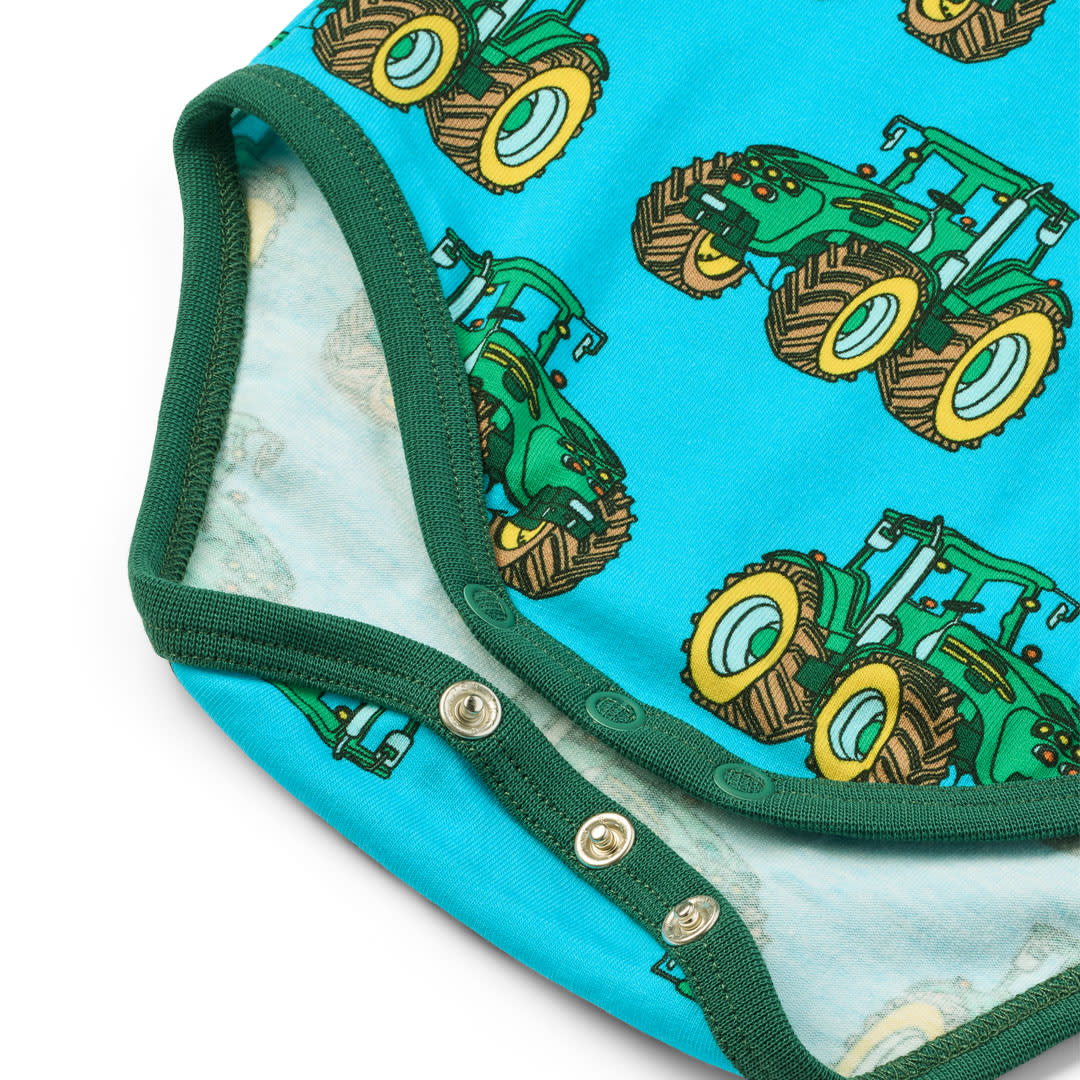 Elstar long-sleeved baby body with tractor