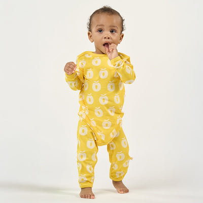 Elstar long-sleeved baby suit with apples