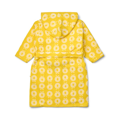 Bathrobe with apples