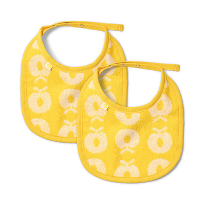 2 packs of small bibs with apples