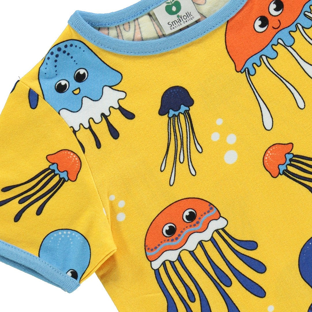 T-shirt with jellyfish