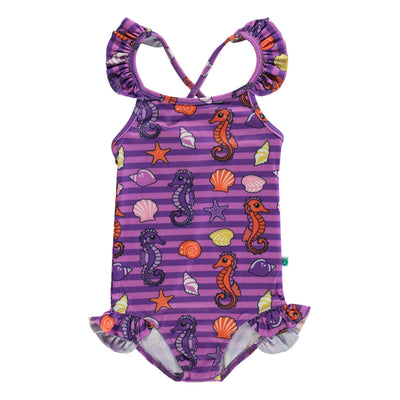 UV50 swimsuit with seahorses