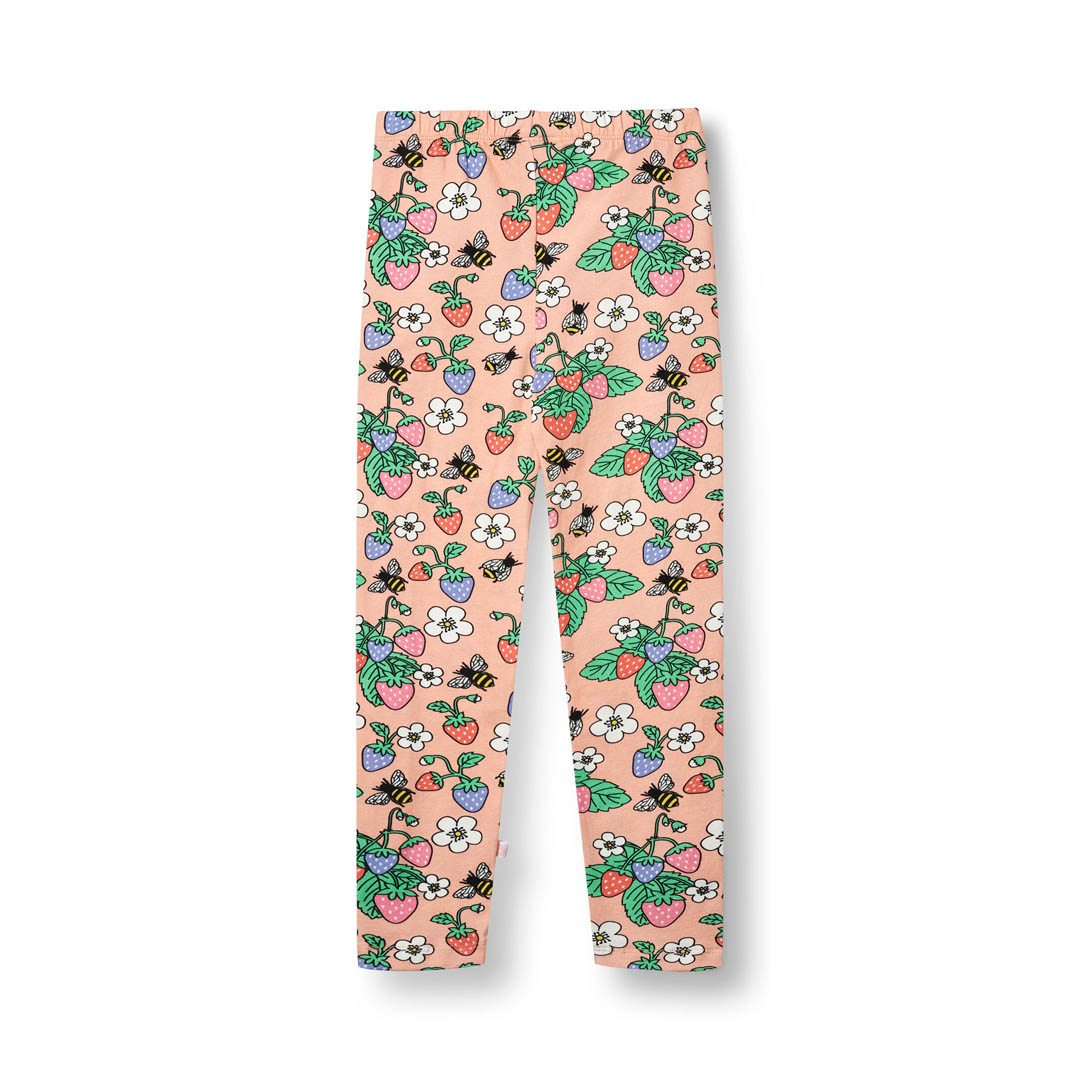 Leggings with strawberries