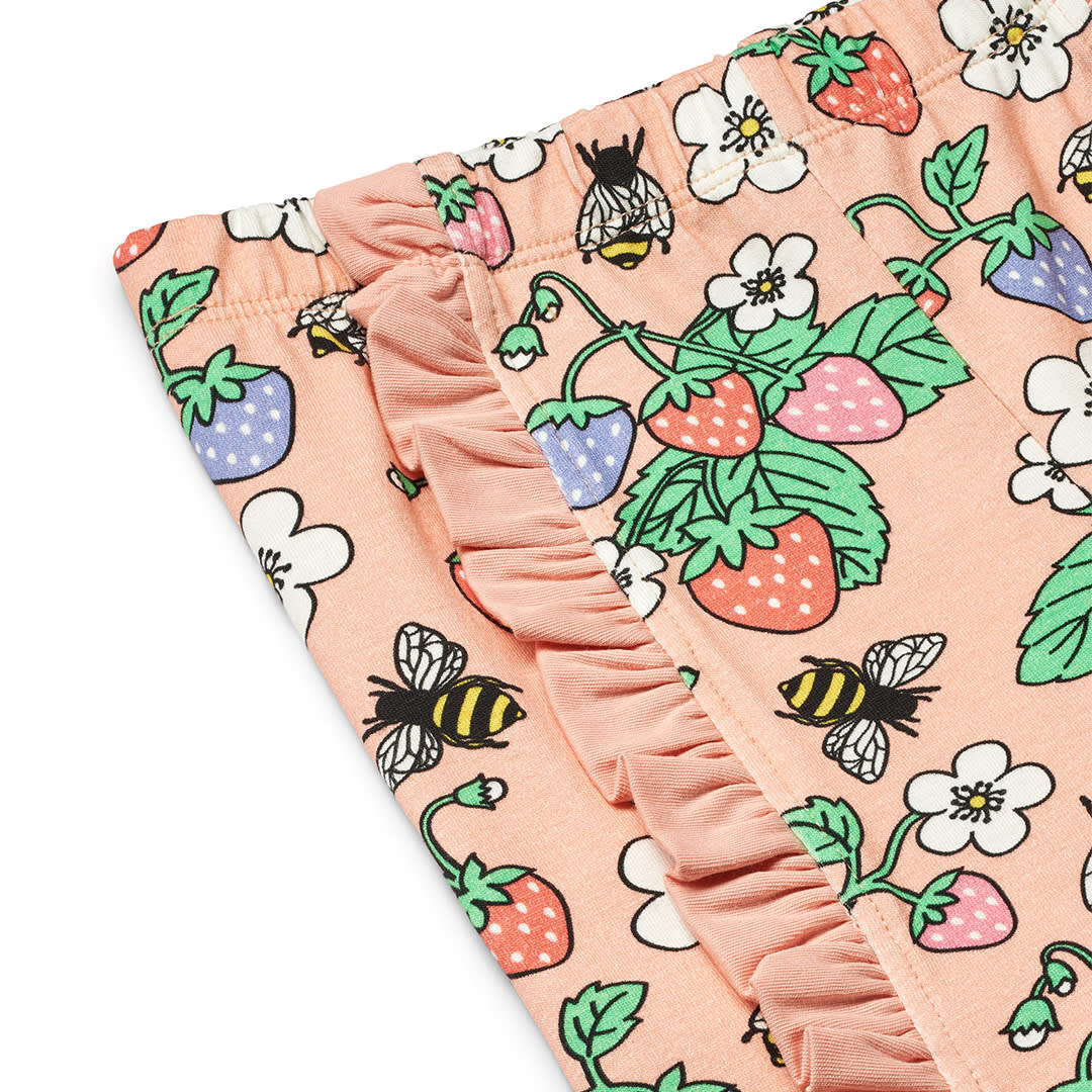Leggings with strawberries