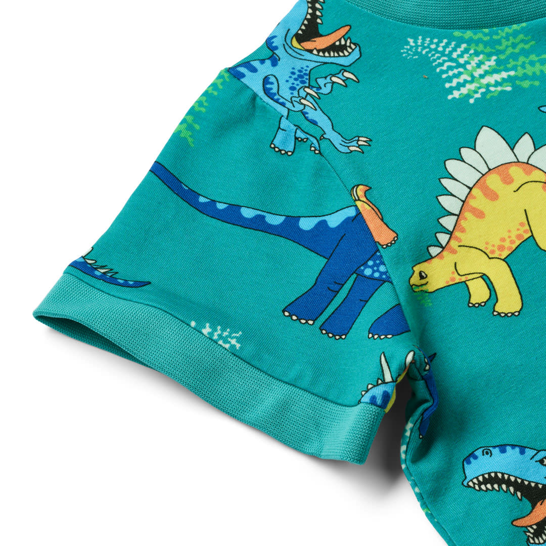 T-shirt with dinosaurs