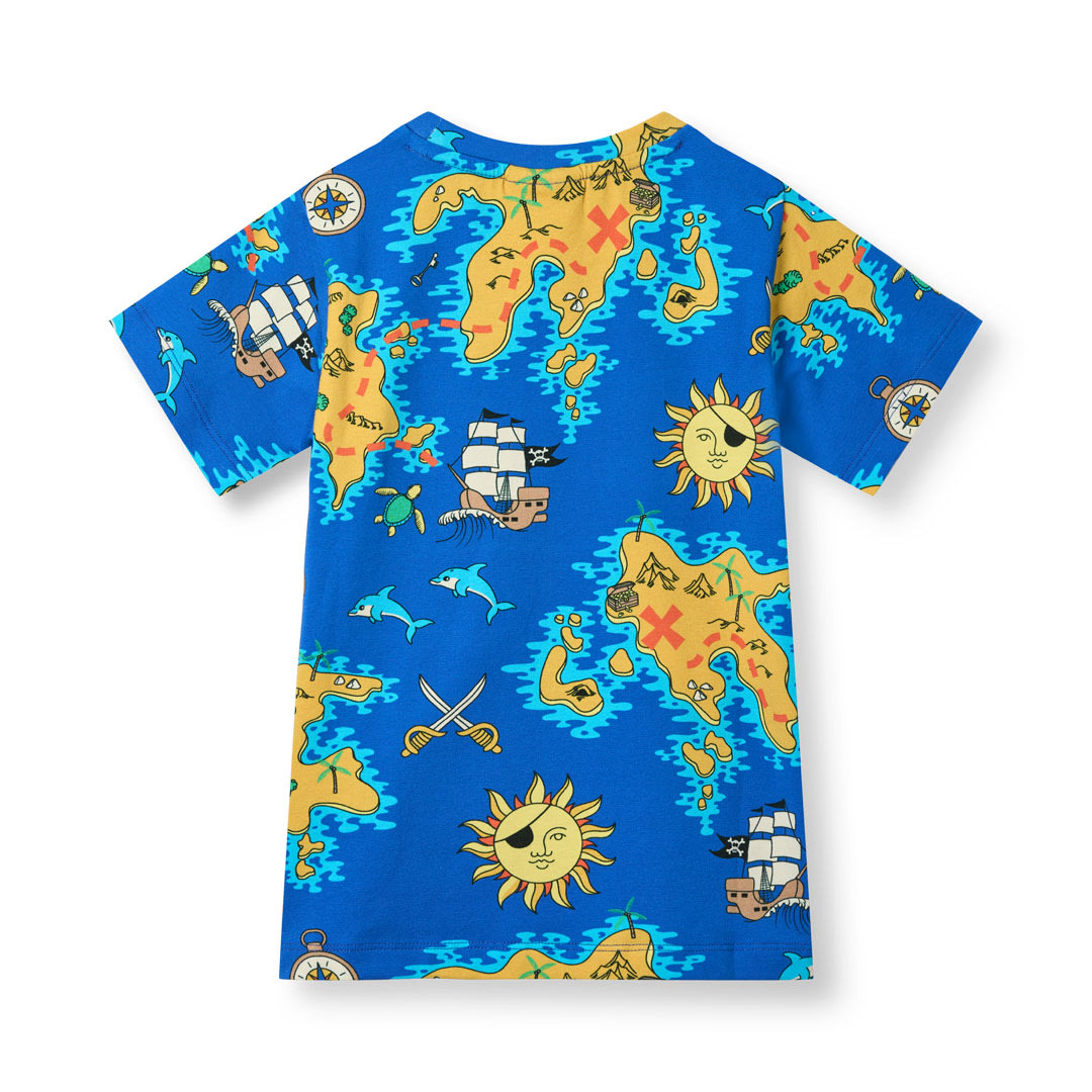 T-shirt with pirate map