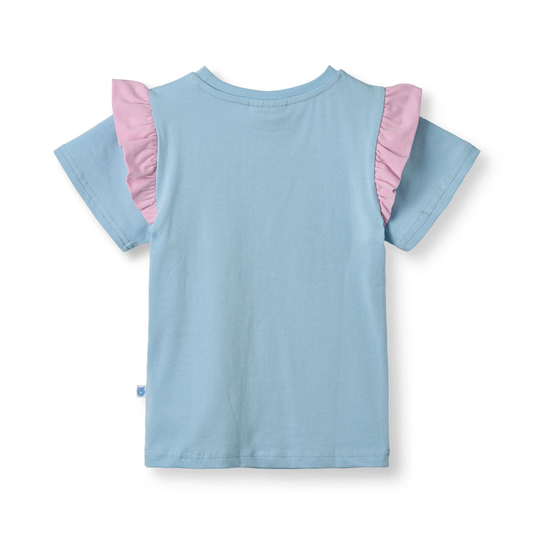 T-shirt with mermaid and dolphin