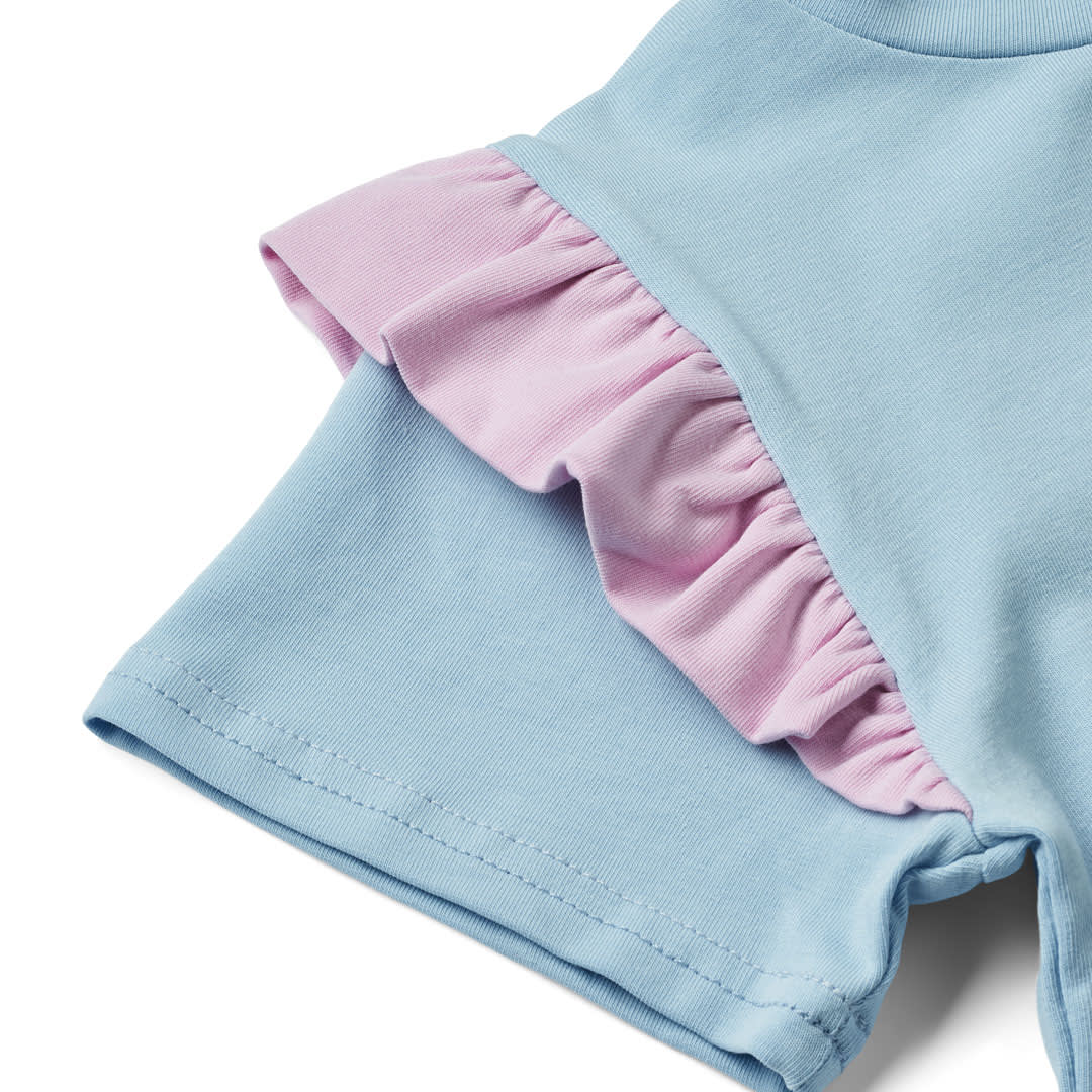 T-shirt with mermaid and dolphin