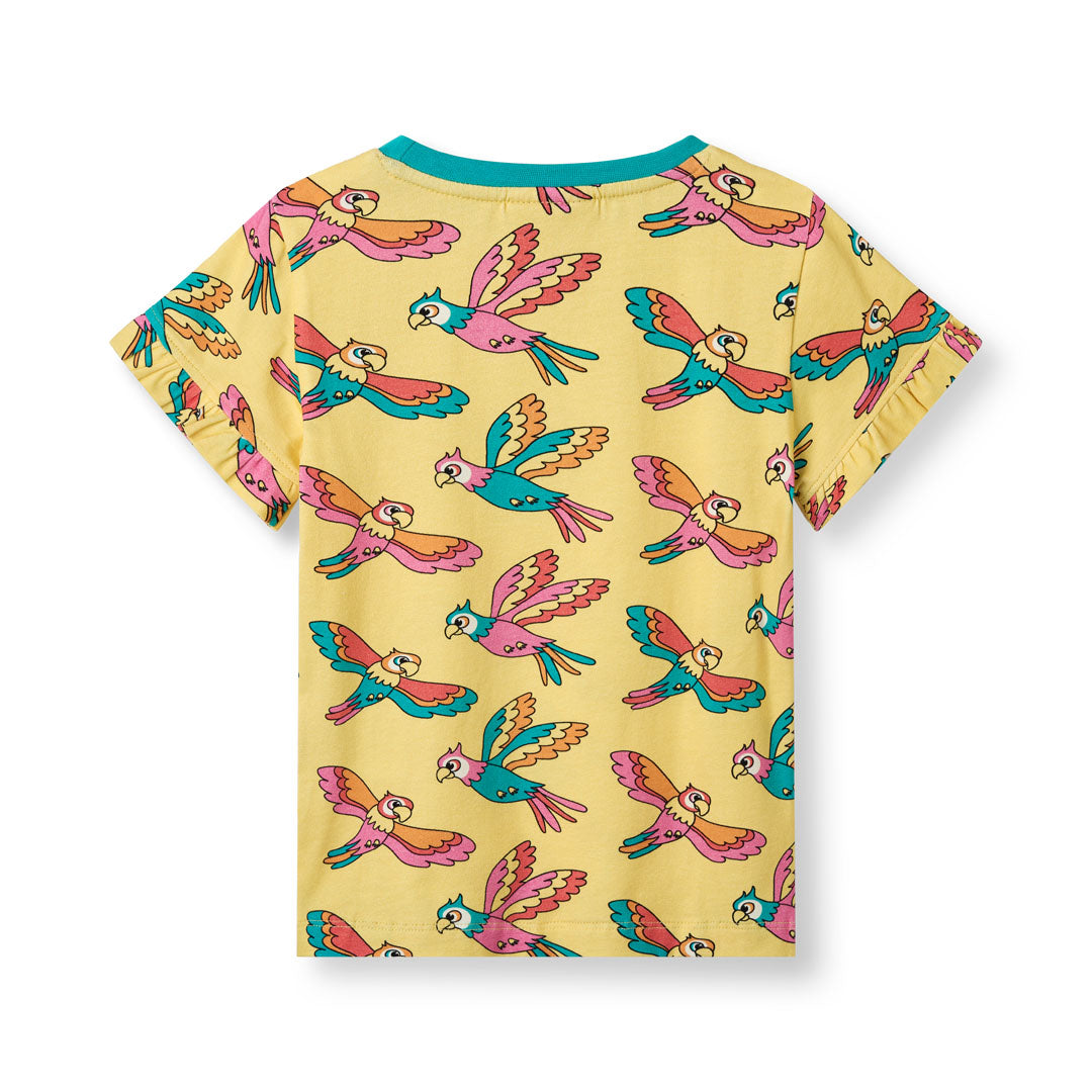 T-shirt with parrots