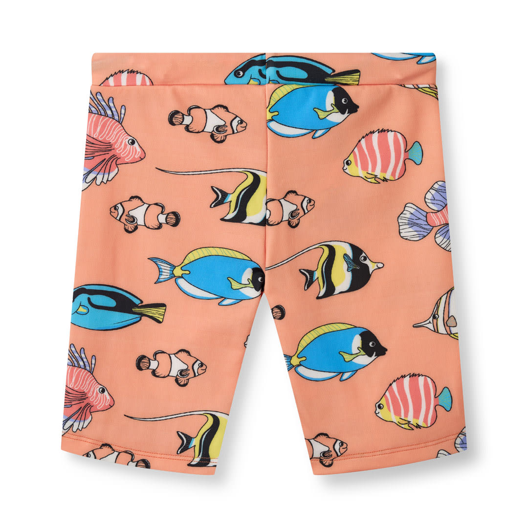 UV50 Swimming trunks with fish