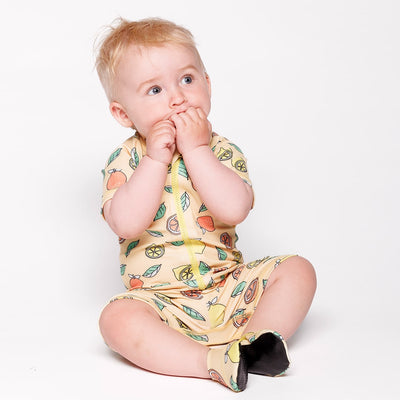 UV50 Swimsuit with lemons and oranges