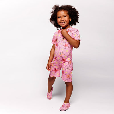 UV50 bathing shoes for children with starfish