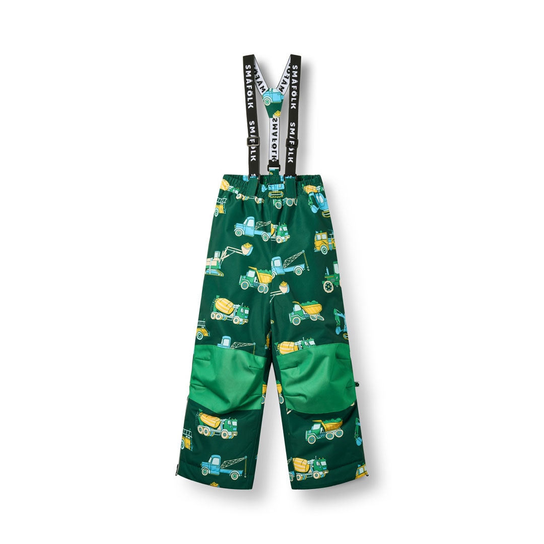 Ski pants with vehicles