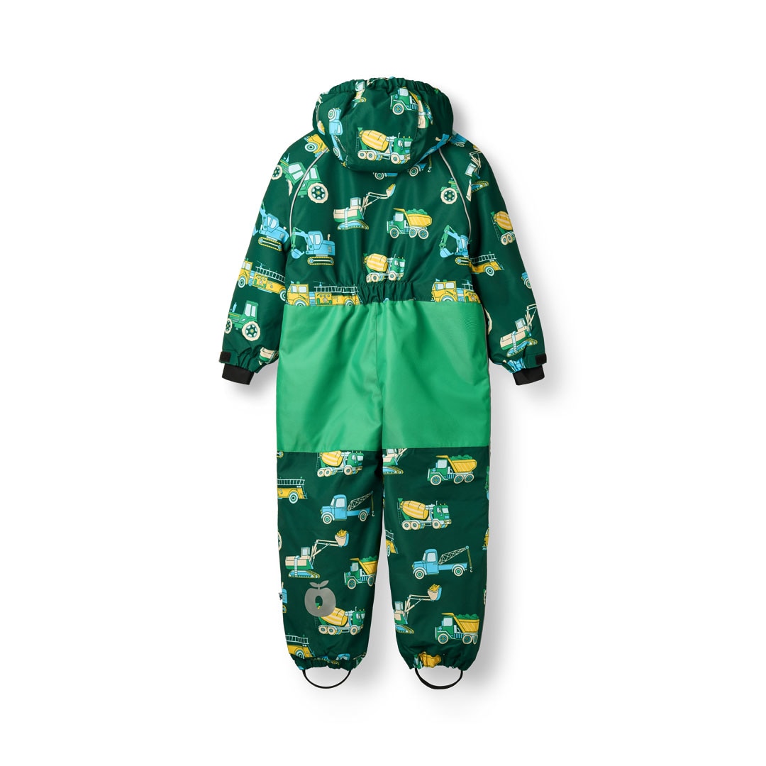 Children's snowsuit with vehicles