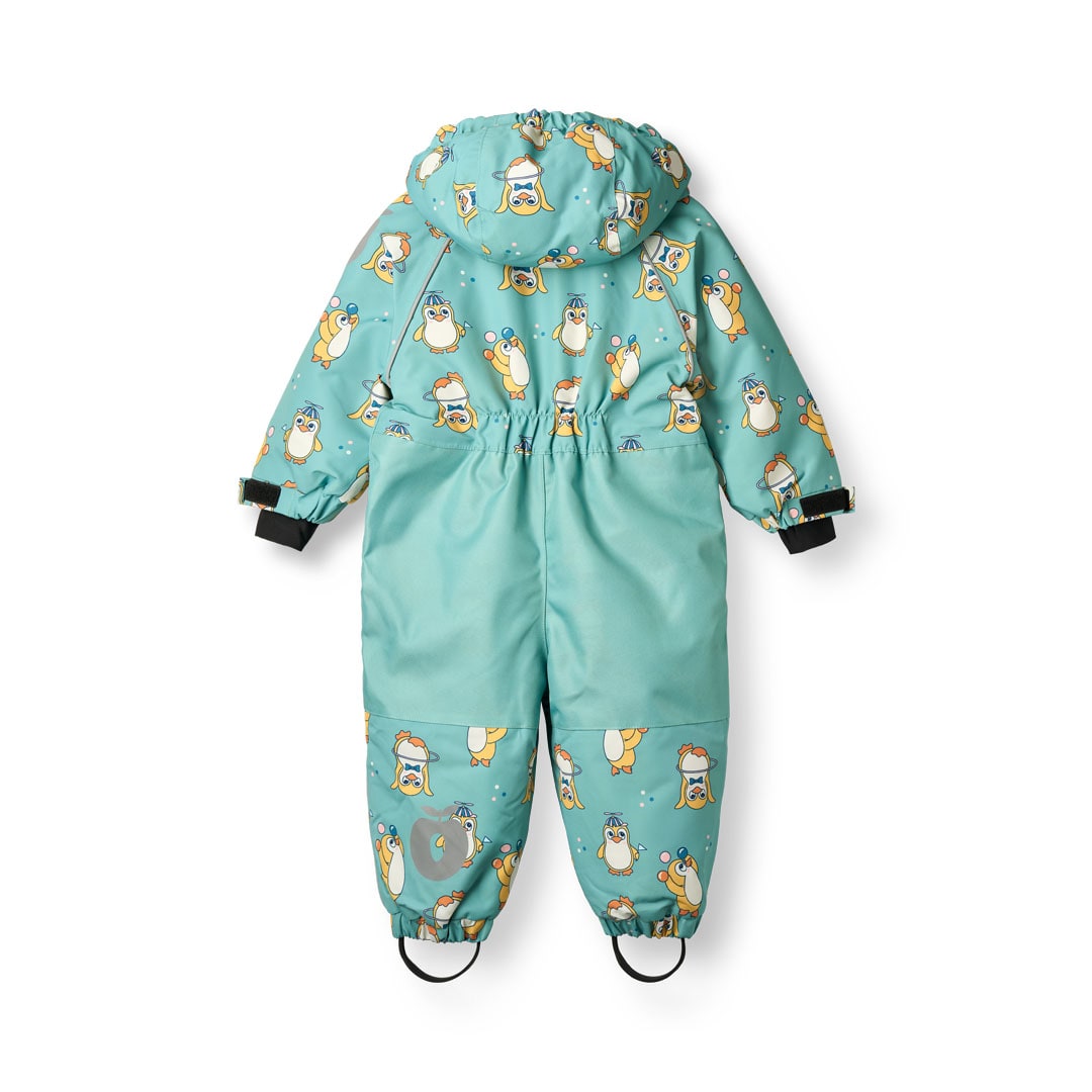Snowsuit for toddlers with penguins