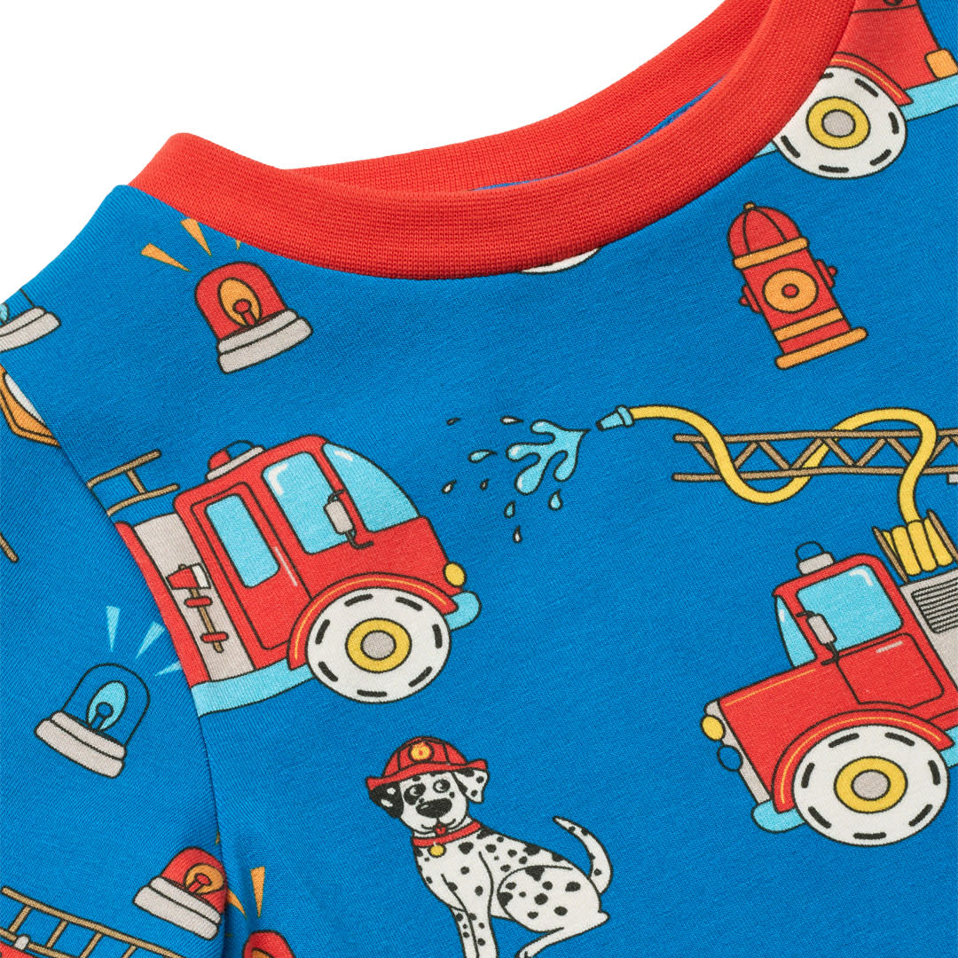 Elstar long-sleeved top fire truck