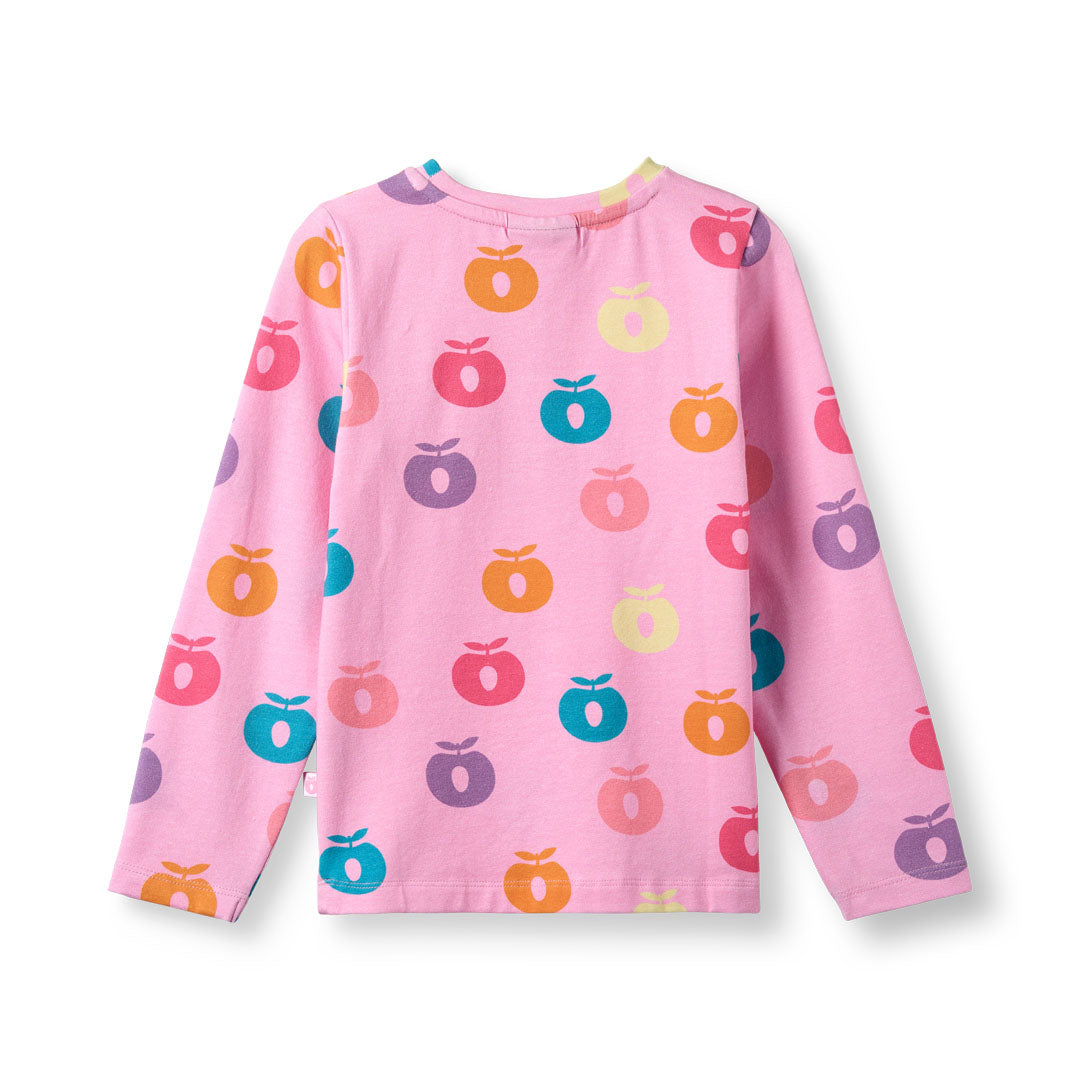 Gala long-sleeved blouse with apples