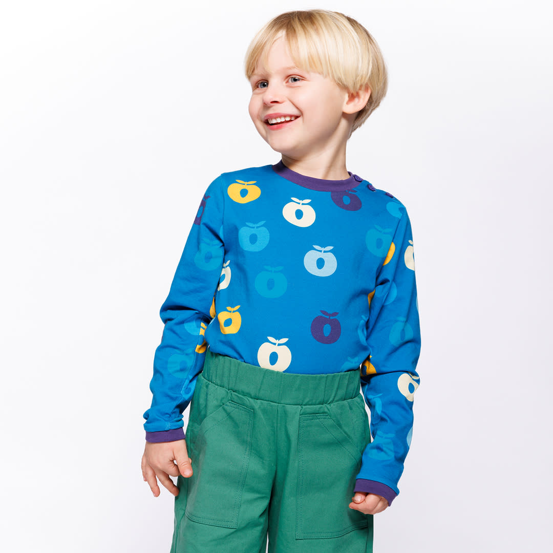 Umalin long-sleeved top with apples