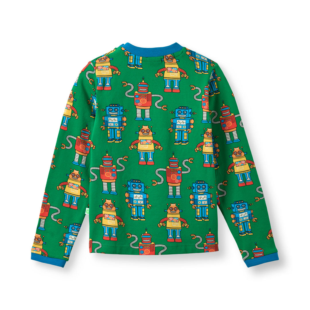 Umalin long-sleeved top with robots