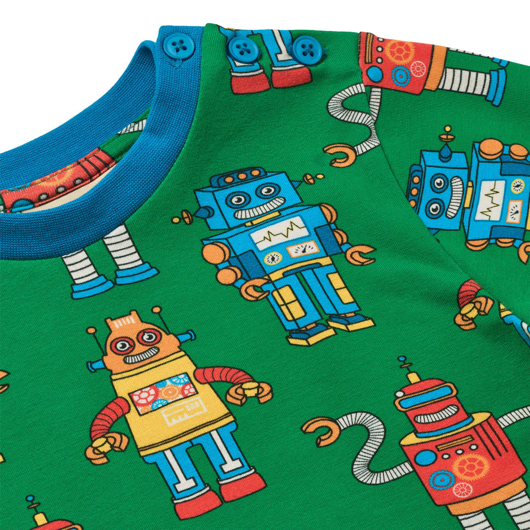 Umalin long-sleeved top with robots