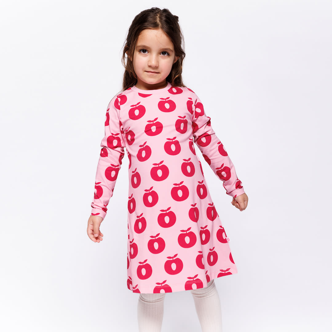 Gala dress with apples