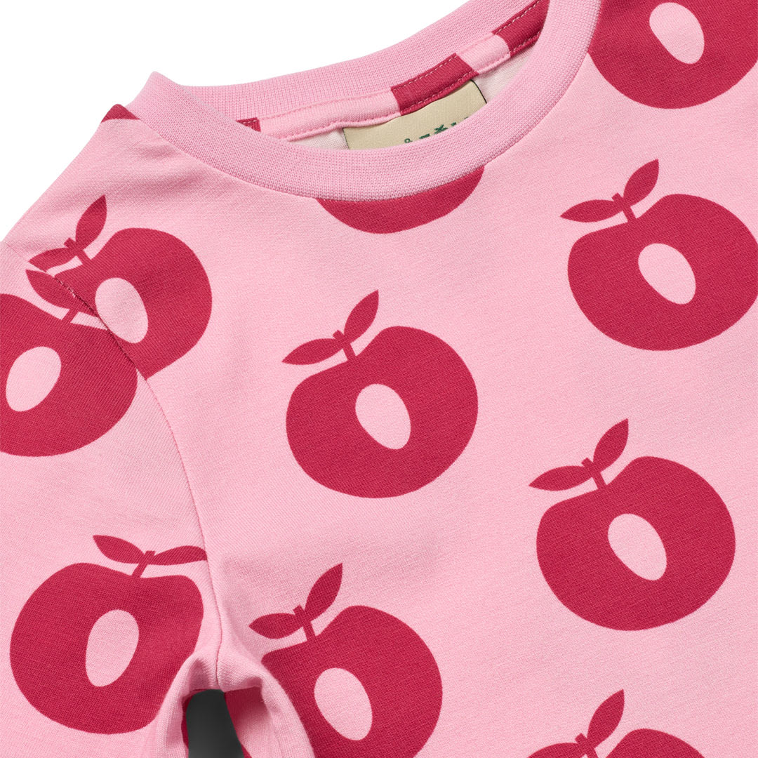 Gala dress with apples