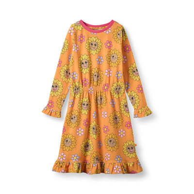 Dabinett dress with sunflowers