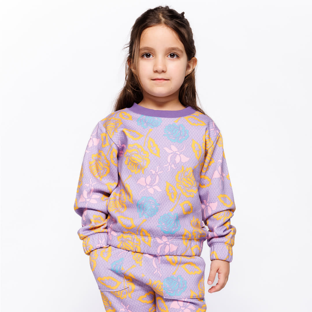 Yapeen sweatshirt with roses