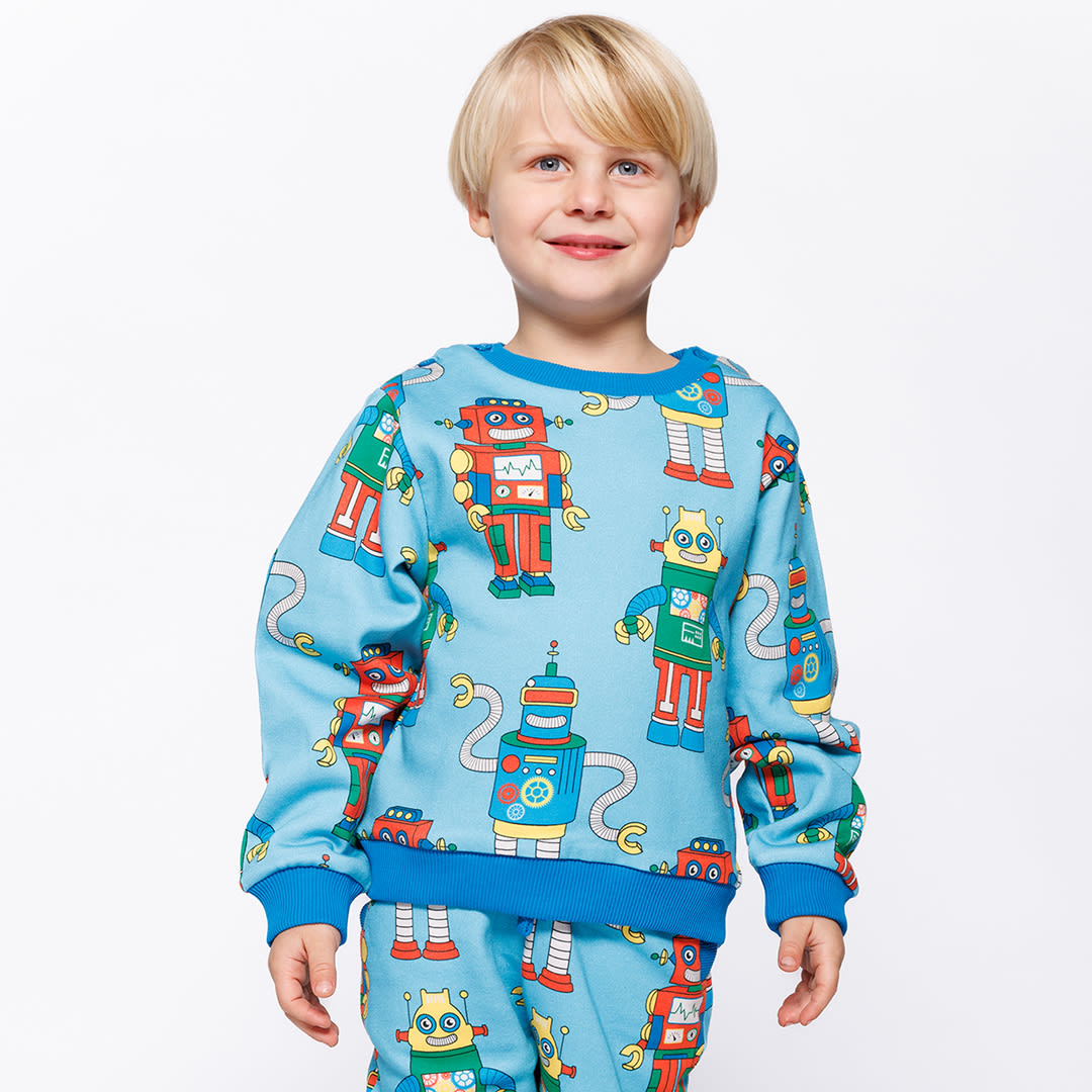 Dayton sweatshirt with robots
