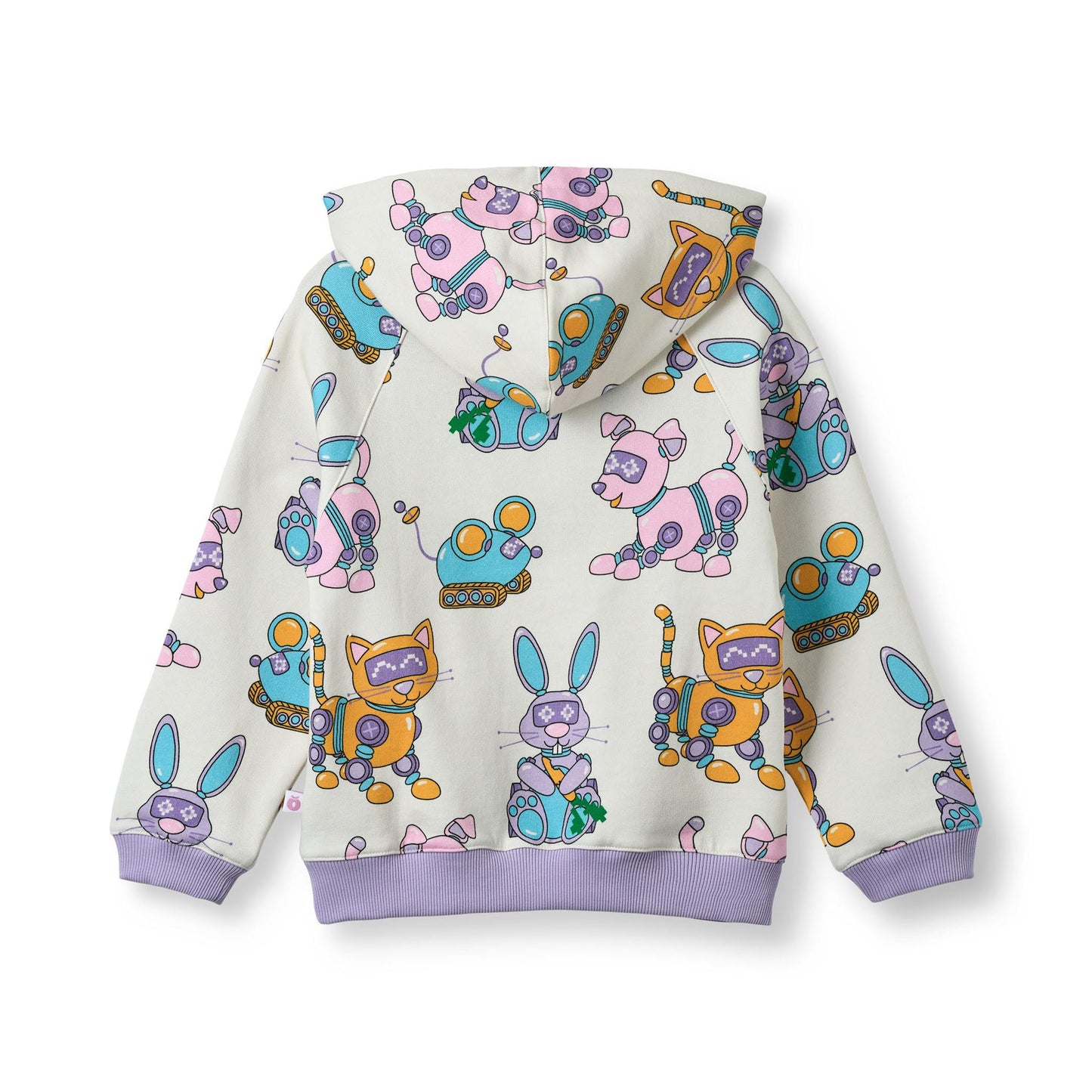 Macoun hoodie with robot pets