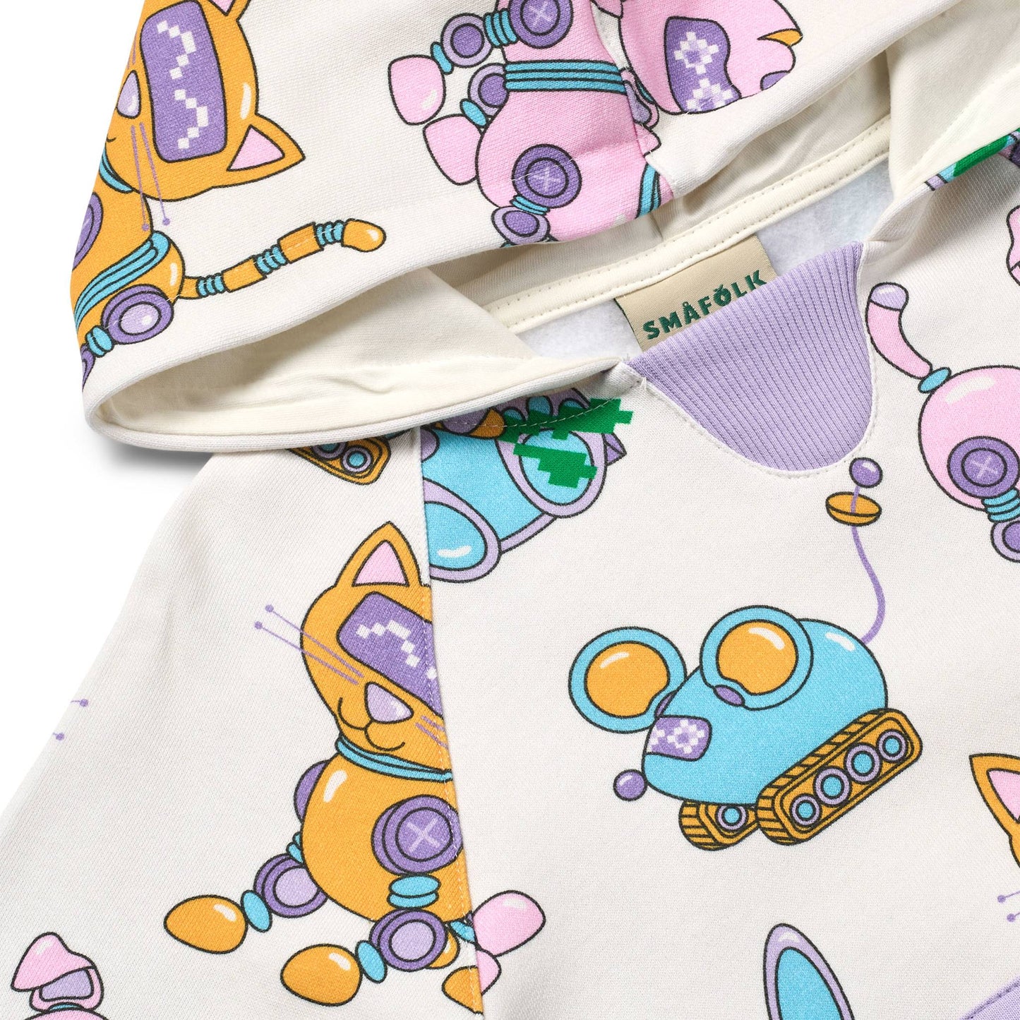 Macoun hoodie with robot pets